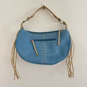 BISOU BISOU suede tassel purse